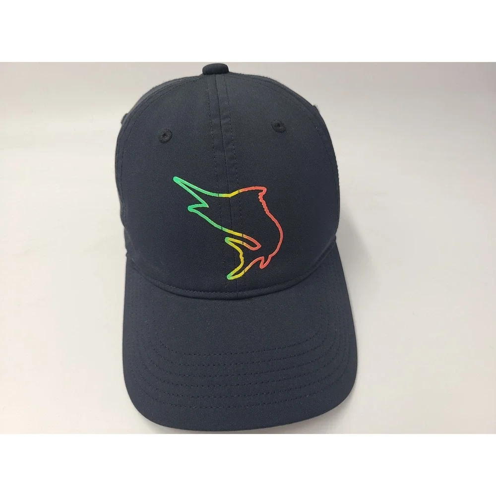 Youth Salt Life Strapback Adjustable Hat Cap Polyester Blend Fish Boy Girl Black